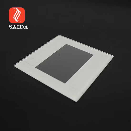 Smart Home Touch Light Switch Wall Socket Frame 2mm 3mm Toughened Tempered Glass Panel with Black Paint Custom Silkscreen Printing IR Window